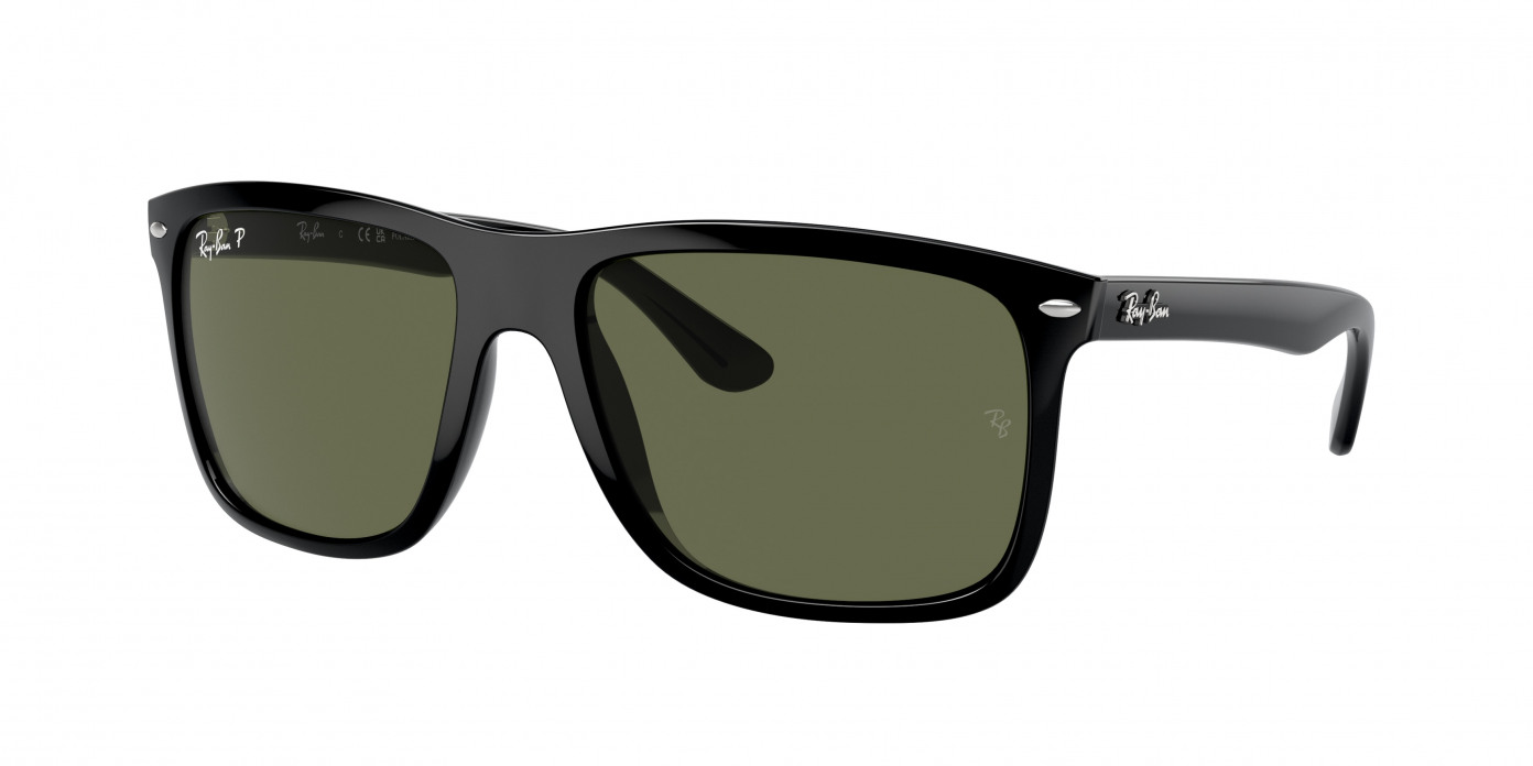 Ray-ban Boyfriend Two RB4547 601/58 Black Polarized (Green)