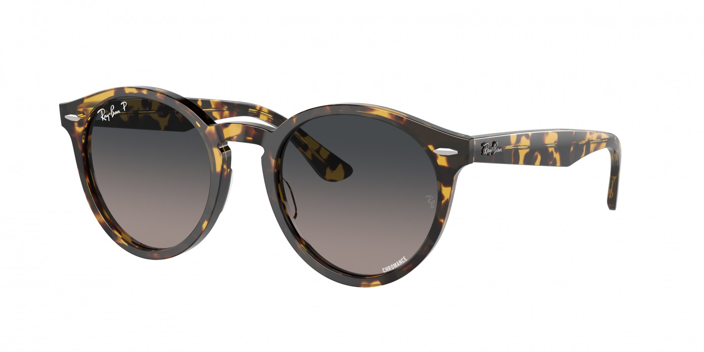 Ray-ban Larry RB7680S 1332GL Yellow Havana Polarized (Grey/Blue)