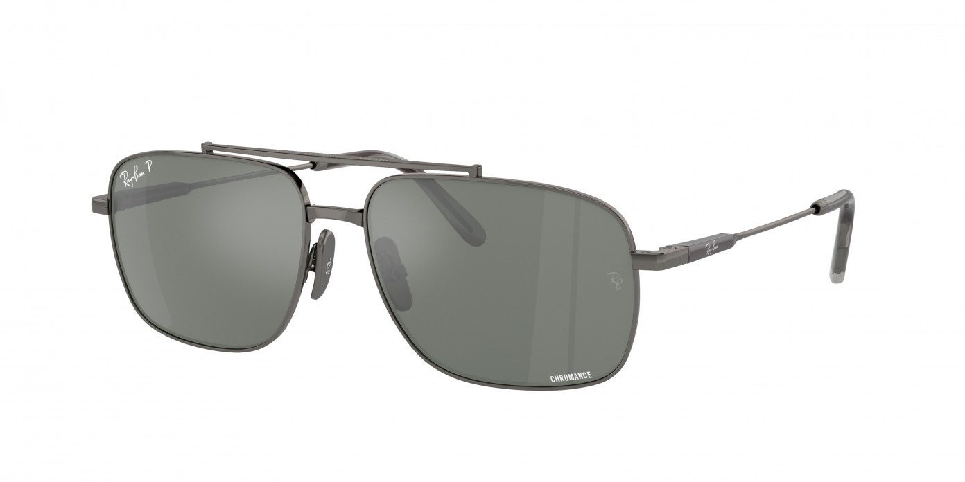 Ray-ban Michael Titanium RB8096 165/GK Gunmetal Polarized (Silver/Grey)