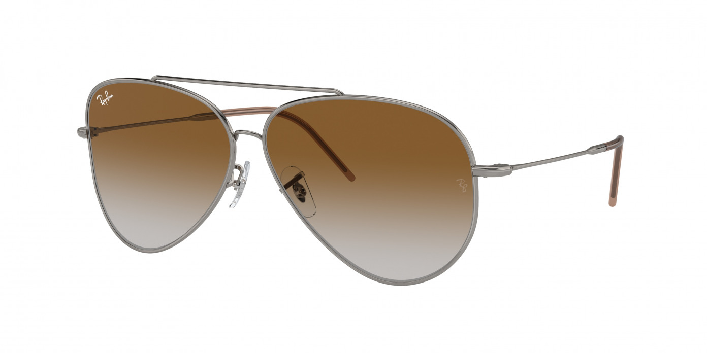 Ray-ban Aviator Reverse RBR0101S 004/CB Gunmetal (Brown)