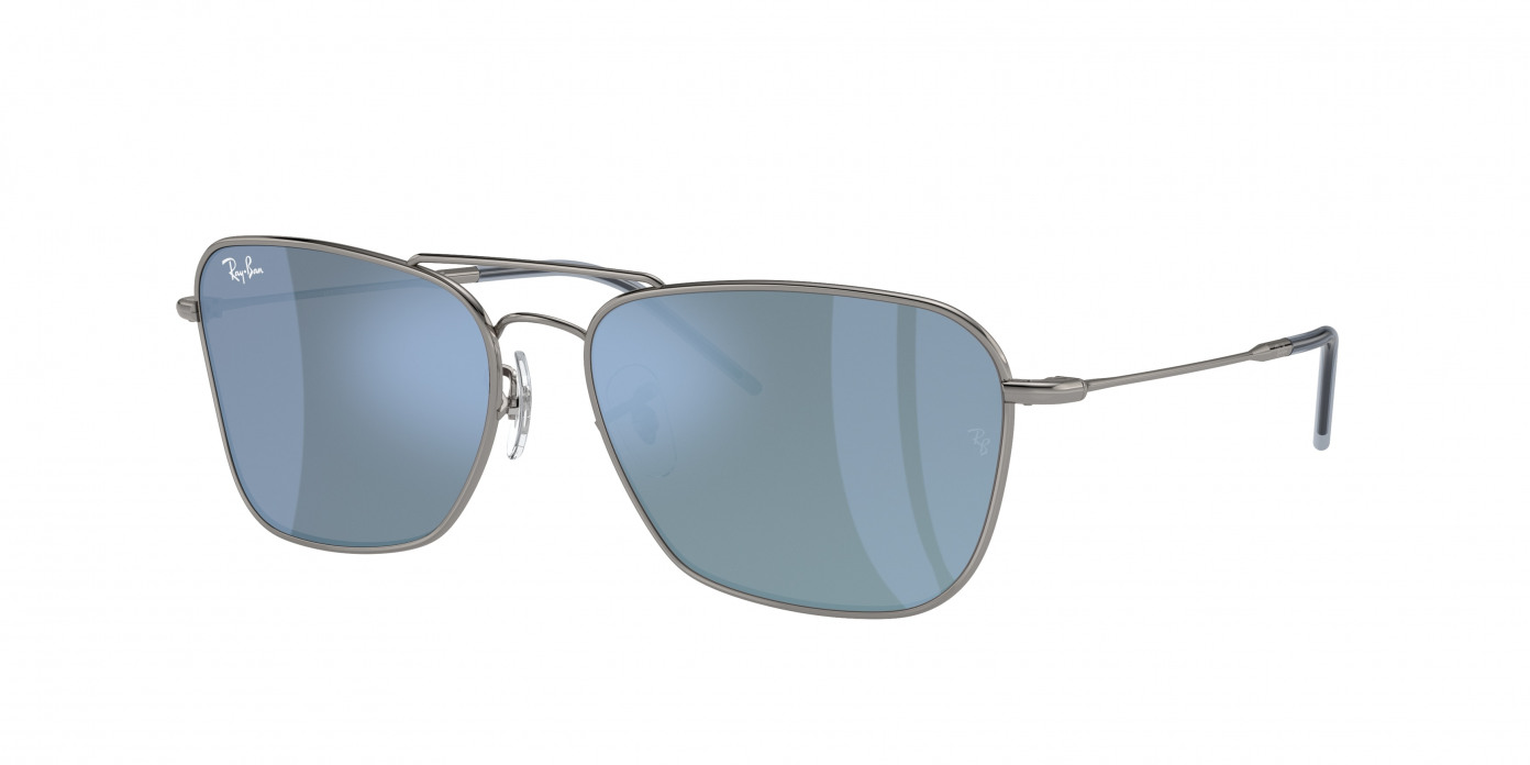 Ray-ban Caravan Reverse RBR0102S 004/GA Gunmetal (Light Blue)