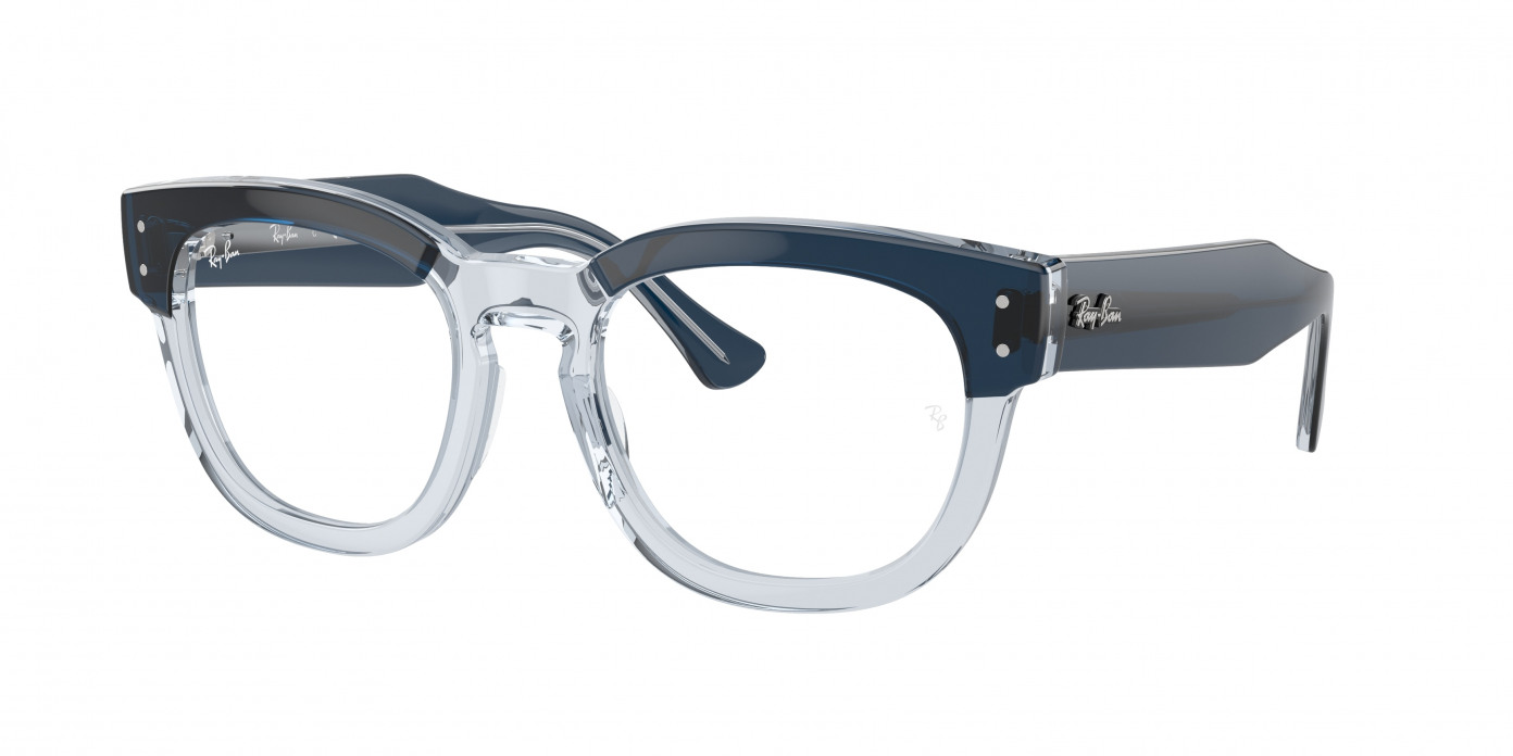 Ray-ban Mega Hawkeye RX0298V 8324 Blue On Transparent Blue