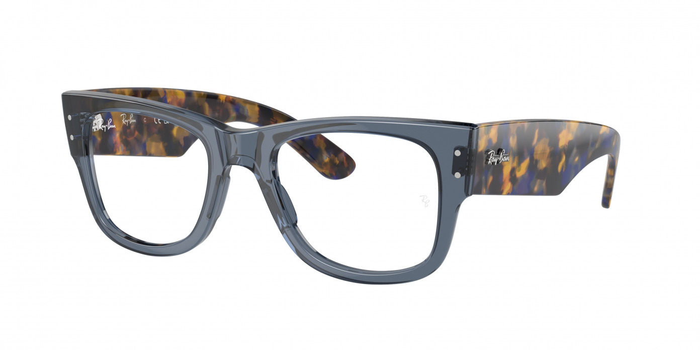 Ray-ban Mega Wayfarer RX0840V 8296 Transparent Dark Blue