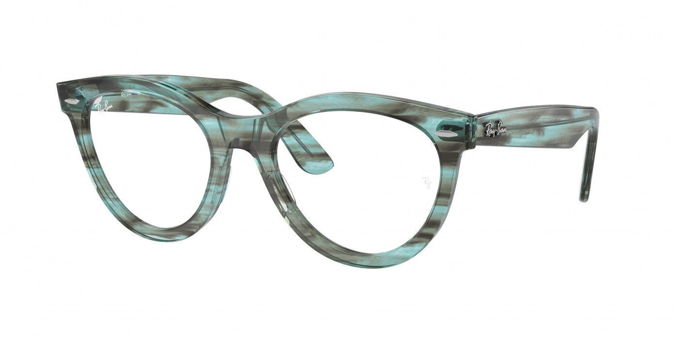Ray-ban Wayfarer Way RX2241V 8362 Striped Transparent Green
