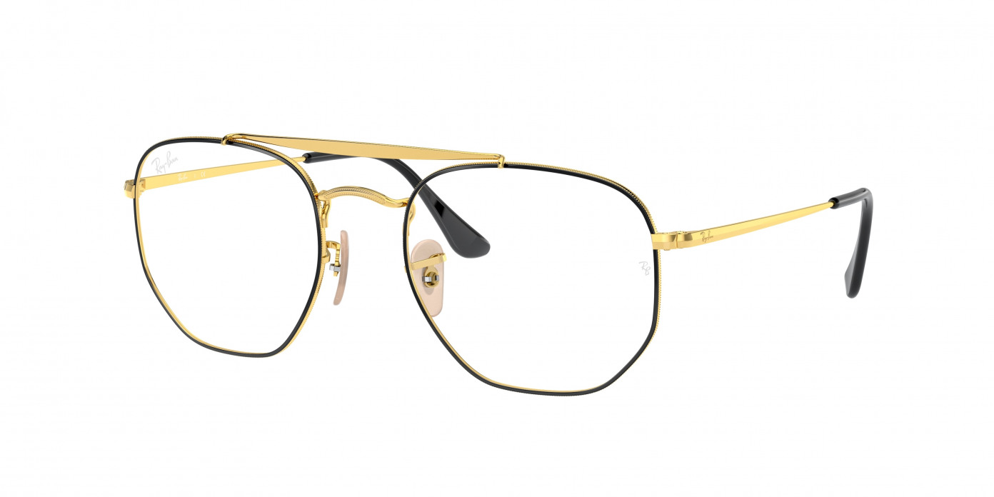 Ray-ban The Marshal RX3648V 2946 Black On Gold