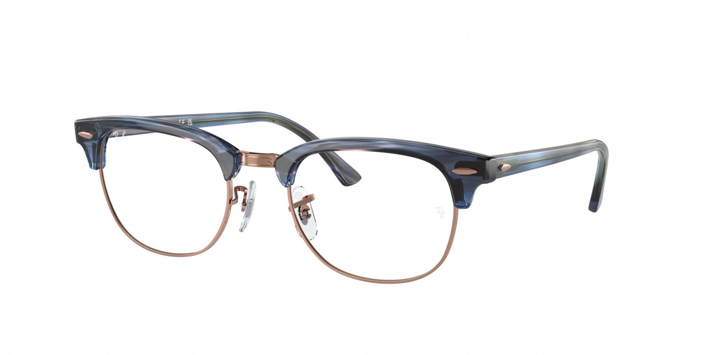 Ray-ban Clubmaster RX5154 8374 Striped Blue