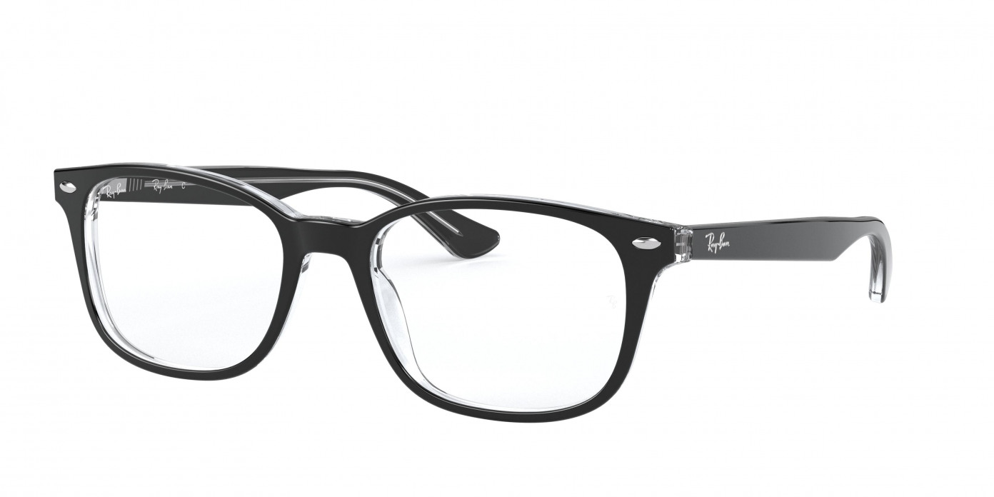 Ray-ban  RX5375 2034 Black On Transparent