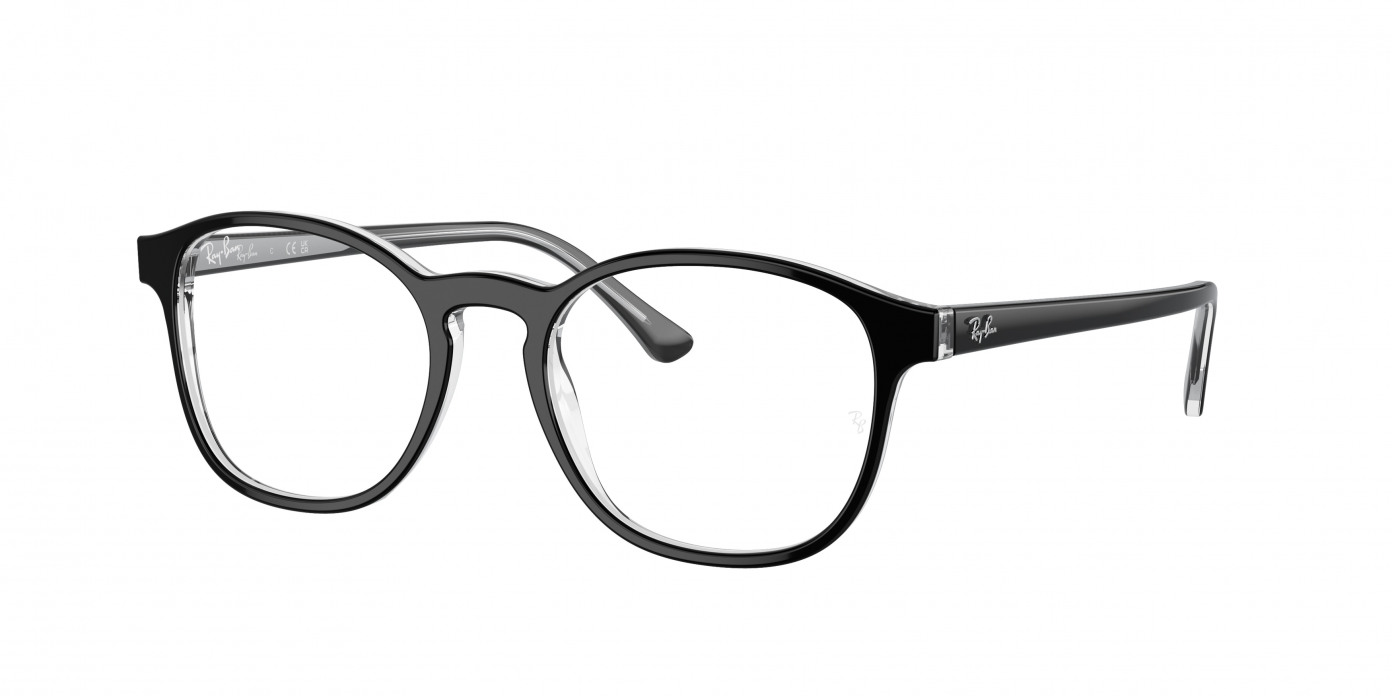 Ray-ban  RX5417 2034 Black On Transparent