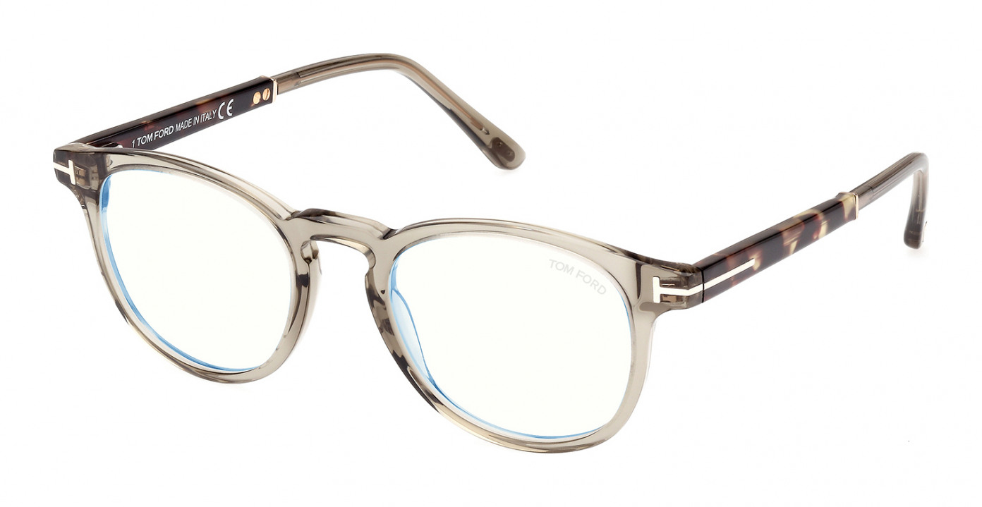 Tom Ford  FT5891-B 095 Shiny Dark Green / Coloured Havana
