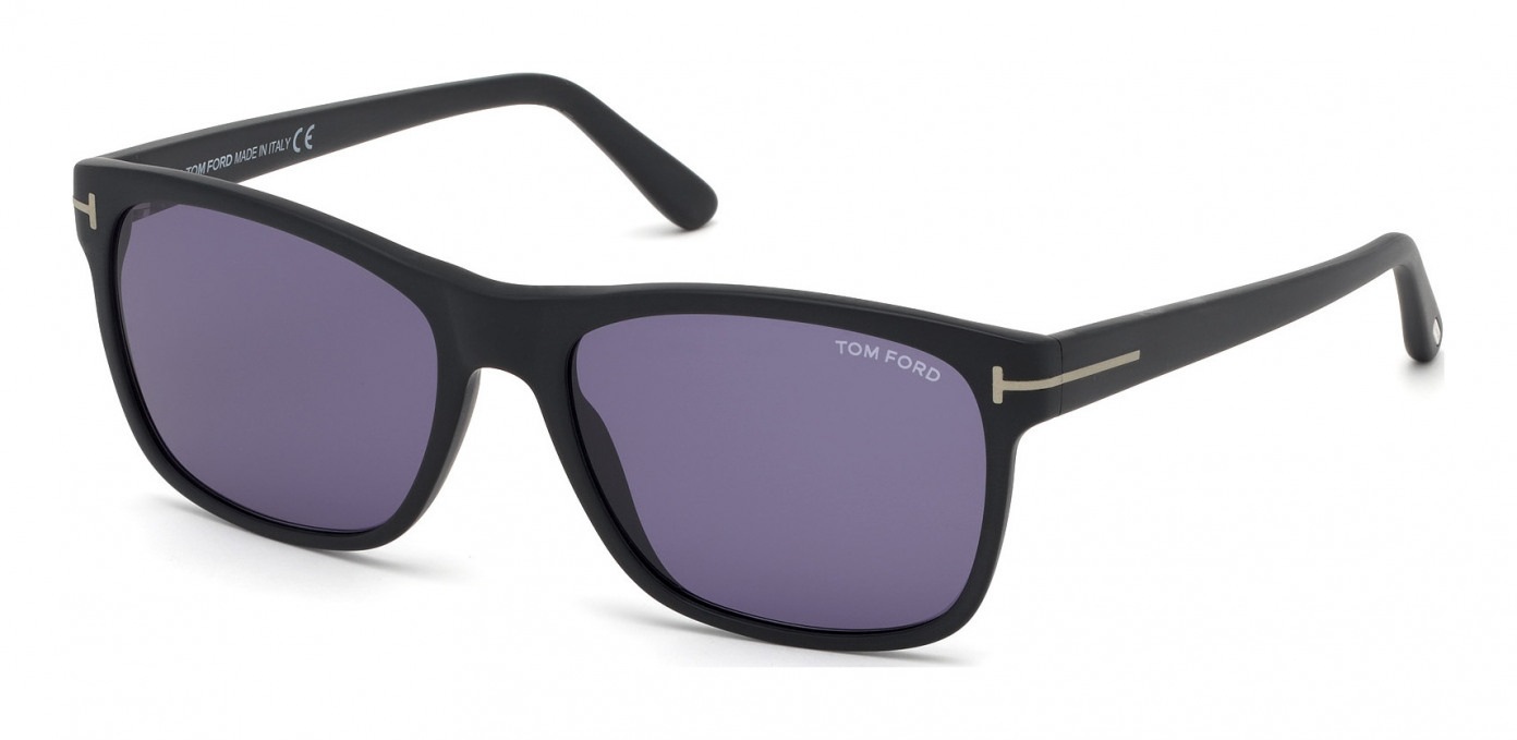 Tom Ford Giulio FT0698 02V Matte Black / Blue