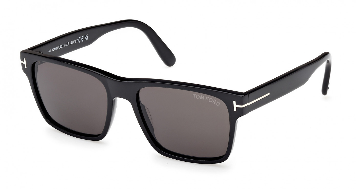 Tom Ford Calder FT1205 01A Shiny Black