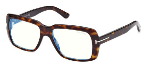 Tom Ford Eyeglasses Men FT5822-B Dark Havana | EYES.NYC display picture 1