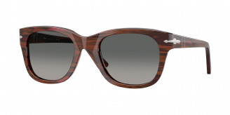 Persol  PO3372S 122371 Striped Burgundy (Gradient Grey)