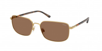 Polo Ralph Lauren  PH3159 947773 Semi-shiny Gold (Dark Brown)