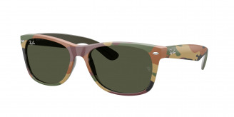 Ray-ban New Wayfarer RB2132 682331 Green & Green Camuflage (Green)