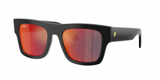 Ray-ban Ferrari  RB2217M F6016P Black (Grey Mirror Blue/Red)