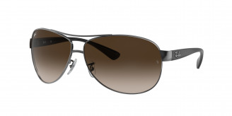 Ray-ban Rb3386 RB3386 004/13 Gunmetal (Brown Gradient Dark Brown)
