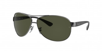 Ray-ban Rb3386 RB3386 004/9A Gunmetal Polarized (Green)