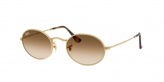 Ray-ban Oval RB3547 001/51 Arista Gold (Clear Gradient Brown)