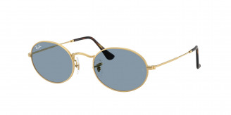Ray-ban Oval RB3547 001/56 Arista Gold (Blue)