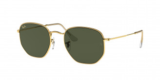 Ray-ban Hexagonal RB3548 919631 Gold (Green Classic G-15)