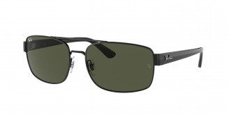 Ray-ban  RB3687 002/31 Black (Green)