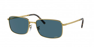 Ray-ban  RB3717 9196S2 Gold Polarized (Blue)