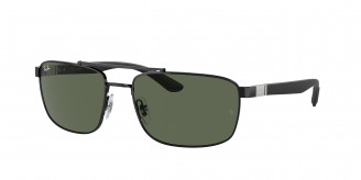 Ray-ban RB3737 002/71 Black (Dark Green)