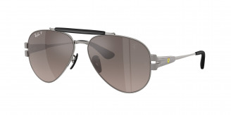 Ray-ban Ferrari  RB3762M F1245J Gunmetal Polarized (Grey Gradient Polar)