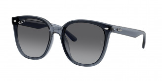 Ray-ban  RB4423D 6592T3 Dark Transparent Blue Polarized (Grey Gradient Polar)