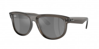 Ray-ban Boyfriend Reverse RBR0501S 6707GS Transparent Dark Grey (Silver)