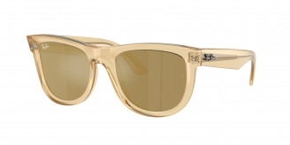 Ray-ban Wayfarer Reverse RBR0502S 68215A Opal Yellow (Brown Mirror Gold)