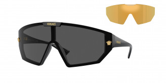 Versace  VE4461 GB1/87 Black (Dark Grey/Mirror Gold)