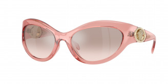 Versace  VE4485 53228Z Transparent Pink (Light Brown Mirror Silver Grad)