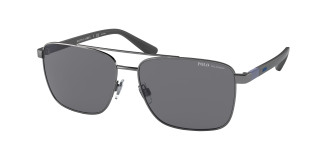 Polo Ralph Lauren  PH3137 900281 Shiny Gunmetal Polarized (polar grey)