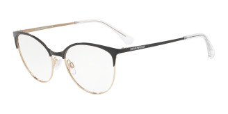 Emporio Armani  EA1087 3014 Shiny Black & Pale Gold