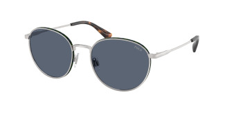 Polo Ralph Lauren  PH3163 908887 Brushed Silver (Dark Blue)