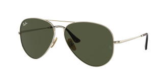 Ray-ban Aviator Titanium RB8089 926531 Arista Gold (Green)