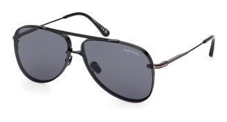 Tom Ford Leon FT1071 01A Shiny Black