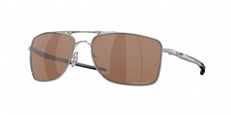 Oakley Gauge 8 OO4124 412409 Polished Chrome Polarized (prizm tungsten polarized)