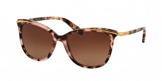 Ralph By Ralph Lauren  RA5203 1463T5 Shiny Pink Tortoise & Gold Polarized (polar gradient brown)