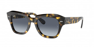 Ray-ban State Street RB2186 133286 Yellow Havana (light blue gradient grey)