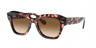 Ray-ban State Street RB2186 133451 Pink Havana (brown gradient)