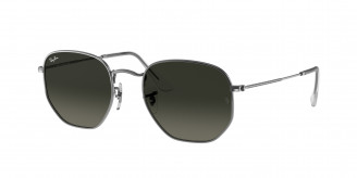 Ray-ban Hexagonal RB3548N 004/71 Gunmetal (light grey gradient dark grey)