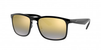 Ray-ban  RB4264 601/J0 Black Polarized (blue mirror gold gradient)