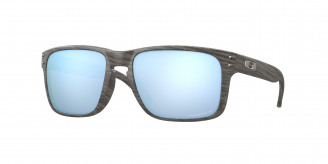Oakley Holbrook OO9102 9102J9 Woodgrain Polarized (Prizm Deep Water Polarized)