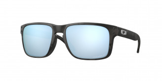 Oakley Holbrook OO9102 9102T9 Matte Black Camo Polarized (Prizm Deep Water Polarized)