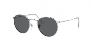 Ray-ban Round Metal RB3447 9198B1 Silver (Dark Grey)