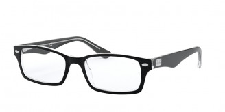 Ray-ban  RX5206 2034 Black On Transparent