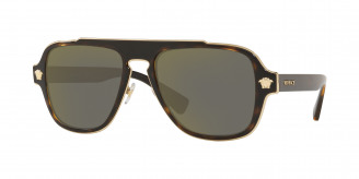 Versace  VE2199 12524T Havana (Dark Grey Mirror Gold)